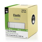 Dritz White Non-Roll Elastic 1in x 12yds